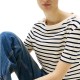 TOMMY HILFIGER</br>Γυναικεία Μπλούζα Εκρού/Μπλε Reg Stripe Gold Btn C-nk Ss WW0WW42907-0FC Tommy Hilfiger TOMMY HILFIGER</br>Γυναικεία Μπλούζα Εκρού/Μπλε Reg Stripe Gold Btn C-nk Ss WW0WW42907-0FC Tommy Hilfiger