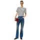 TOMMY HILFIGER</br>Γυναικεία Μπλούζα Εκρού/Μπλε Reg Stripe Gold Btn C-nk Ss WW0WW42907-0FC Tommy Hilfiger TOMMY HILFIGER</br>Γυναικεία Μπλούζα Εκρού/Μπλε Reg Stripe Gold Btn C-nk Ss WW0WW42907-0FC Tommy Hilfiger