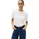 TOMMY HILFIGER</br>Γυναικεία Μπλούζα Εκρού Reg Stripe Gold Btn C-nk Ss WW0WW42907-YBL Tommy Hilfiger TOMMY HILFIGER</br>Γυναικεία Μπλούζα Εκρού Reg Stripe Gold Btn C-nk Ss WW0WW42907-YBL Tommy Hilfiger