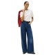 TOMMY HILFIGER</br>Γυναικεία Μπλούζα Εκρού Reg Stripe Gold Btn C-nk Ss WW0WW42907-YBL Tommy Hilfiger TOMMY HILFIGER</br>Γυναικεία Μπλούζα Εκρού Reg Stripe Gold Btn C-nk Ss WW0WW42907-YBL Tommy Hilfiger