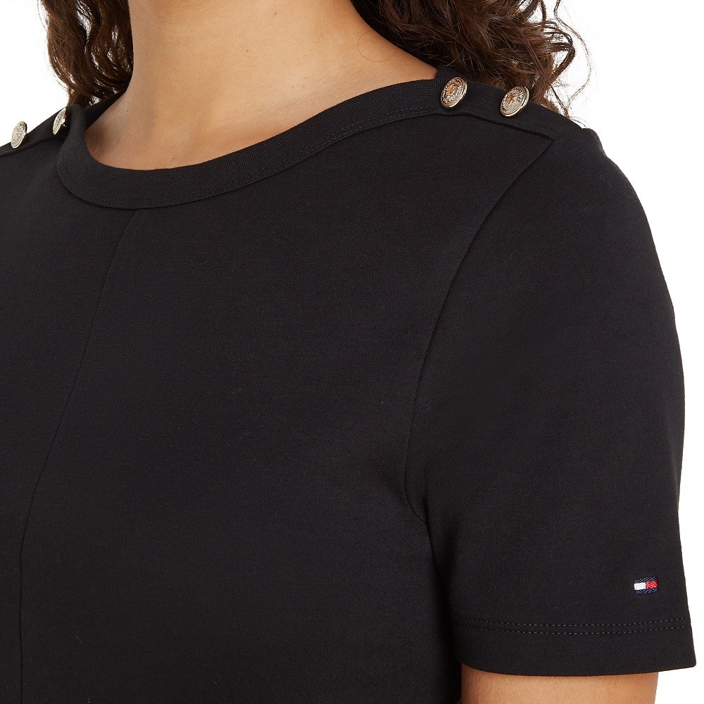 TOMMY HILFIGER</br>Γυναικείο Φόρεμα Μαύρο WW0WW42917-BDS Tommy Hilfiger TOMMY HILFIGER</br>Γυναικείο Φόρεμα Μαύρο WW0WW42917-BDS Tommy Hilfiger