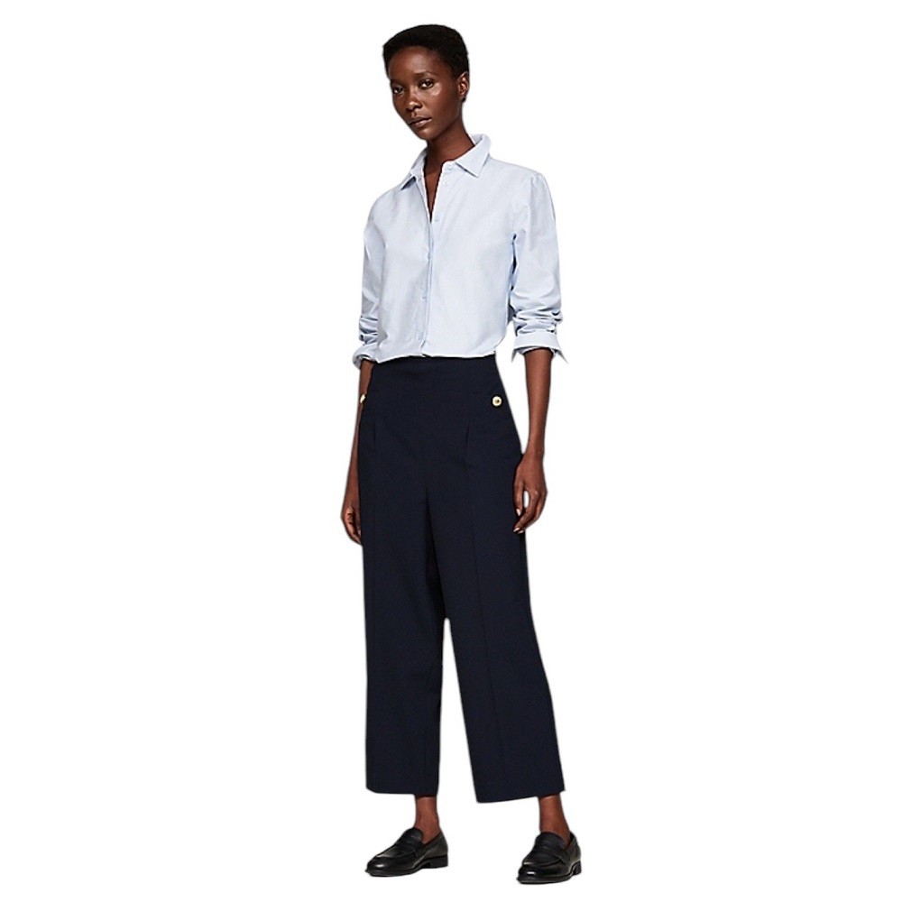 TOMMY HILFIGER</br>Γυναικείο Παντελόνι Μπλε WW0WW42957-DW5 Tommy Hilfiger TOMMY HILFIGER</br>Γυναικείο Παντελόνι Μπλε WW0WW42957-DW5 Tommy Hilfiger