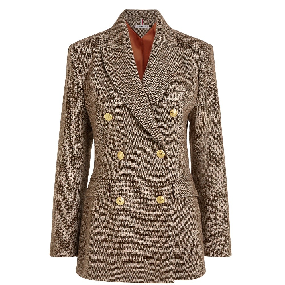 TOMMY HILFIGER</br>Γυναικείο Σακάκι Καφέ WW0WW42995-0HI Tommy Hilfiger