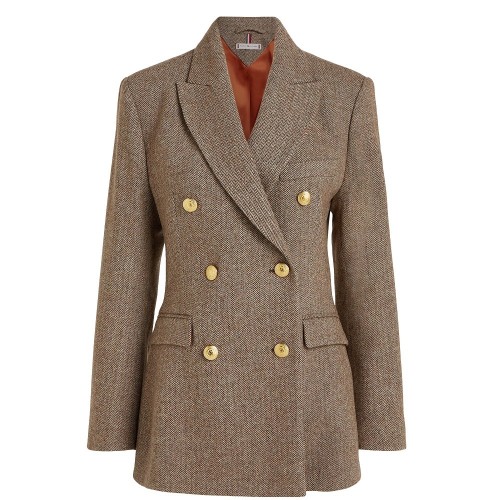 Γυναικείο Σακάκι Καφέ WW0WW42995-0HI Tommy Hilfiger