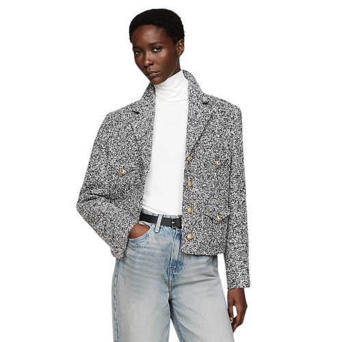 Γυναικείο Σακάκι Γκρι WW0WW43001-PJ8 Tommy Hilfiger