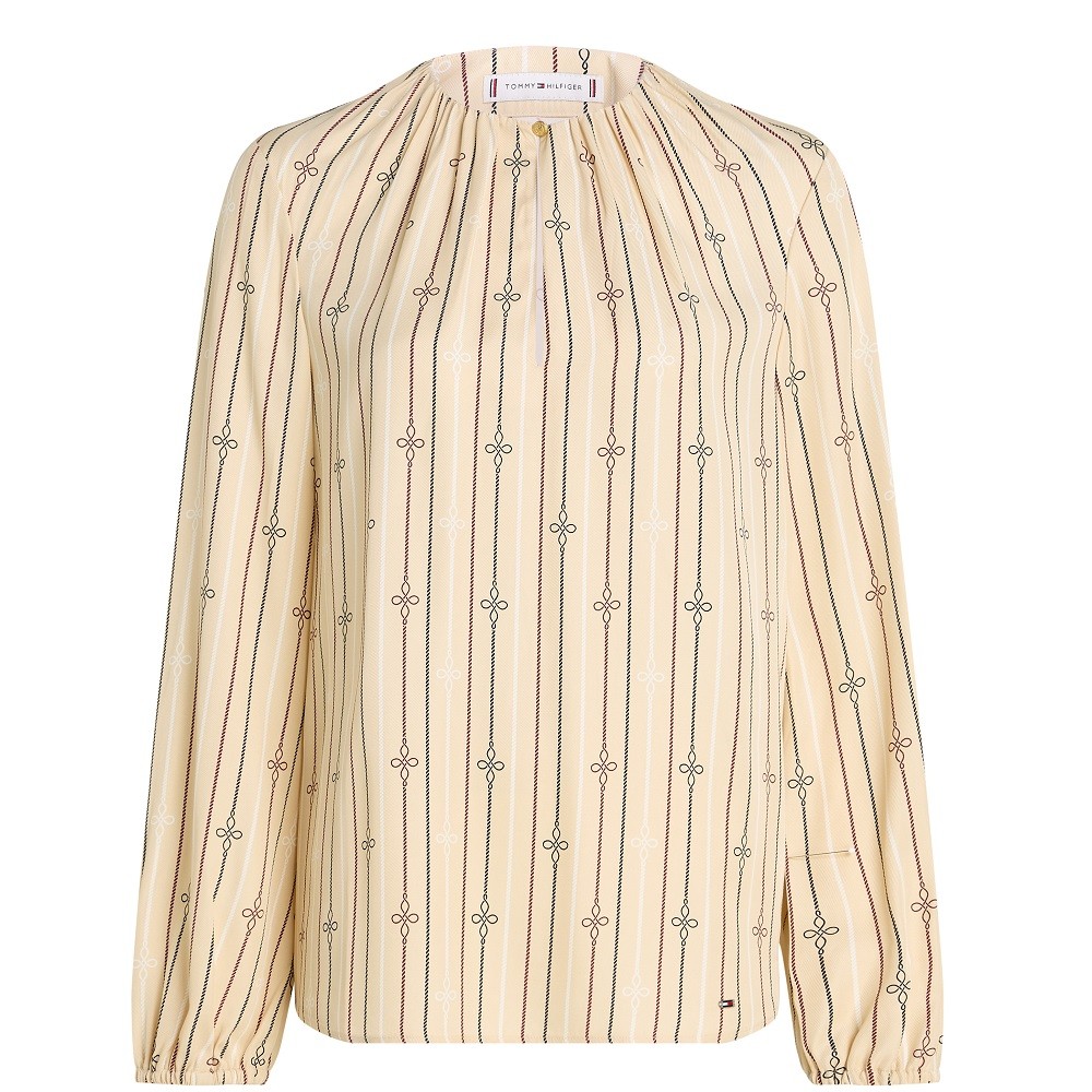 TOMMY HILFIGER</br>Γυναικεία Μπλούζα Μπεζ WW0WW43059-0F5 Tommy Hilfiger TOMMY HILFIGER</br>Γυναικεία Μπλούζα Μπεζ WW0WW43059-0F5 Tommy Hilfiger