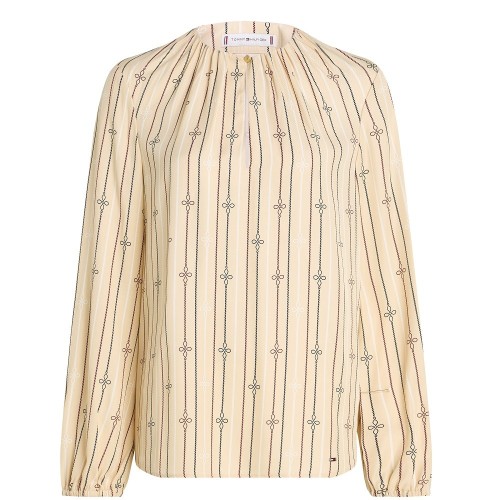 Γυναικεία Μπλούζα Μπεζ WW0WW43059-0F5 Tommy Hilfiger
