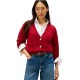 TOMMY HILFIGER</br>Tommy Hilfiger WW0WW43089-XIT Γυναικεία Ζακέτα Μπορντό Soft Wool Cable Cardigan TOMMY HILFIGER</br>Tommy Hilfiger WW0WW43089-XIT Γυναικεία Ζακέτα Μπορντό Soft Wool Cable Cardigan