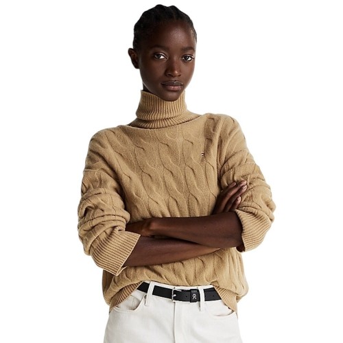 Γυναικείο Πουλόβερ Μπεζ WW0WW43102-RBL Tommy Hilfiger