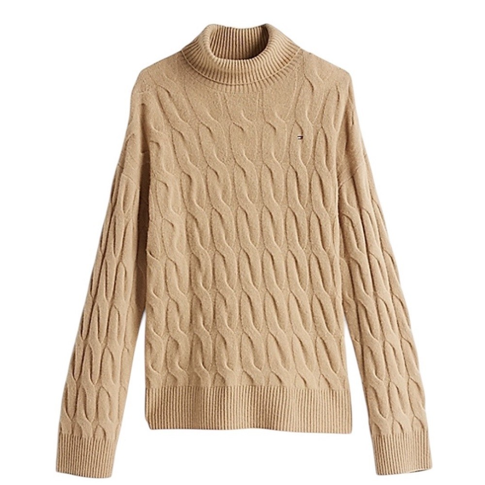 TOMMY HILFIGER</br>Γυναικείο Πουλόβερ Μπεζ WW0WW43102-RBL Tommy Hilfiger TOMMY HILFIGER</br>Γυναικείο Πουλόβερ Μπεζ WW0WW43102-RBL Tommy Hilfiger