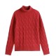TOMMY HILFIGER</br>Γυναικείο Πουλόβερ Μπορντό WW0WW43102-XNN Tommy Hilfiger TOMMY HILFIGER</br>Γυναικείο Πουλόβερ Μπορντό WW0WW43102-XNN Tommy Hilfiger