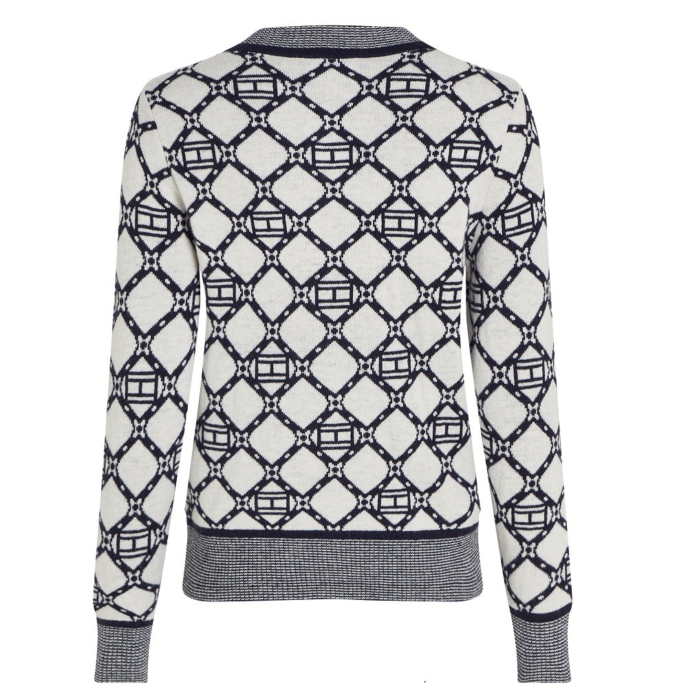 TOMMY HILFIGER</br>Γυναικεία Ζακέτα Εκρού WW0WW43147-01D Tommy Hilfiger TOMMY HILFIGER</br>Γυναικεία Ζακέτα Εκρού WW0WW43147-01D Tommy Hilfiger