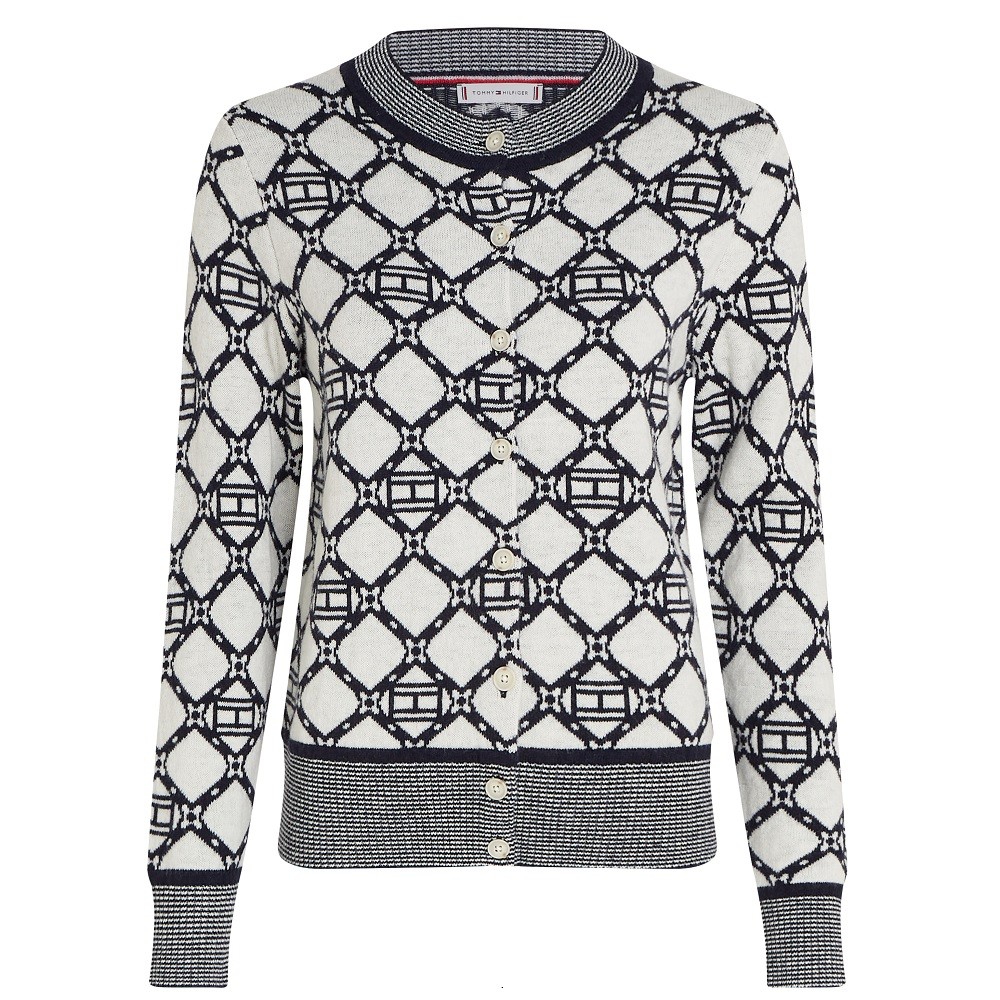 TOMMY HILFIGER</br>Γυναικεία Ζακέτα Εκρού WW0WW43147-01D Tommy Hilfiger TOMMY HILFIGER</br>Γυναικεία Ζακέτα Εκρού WW0WW43147-01D Tommy Hilfiger