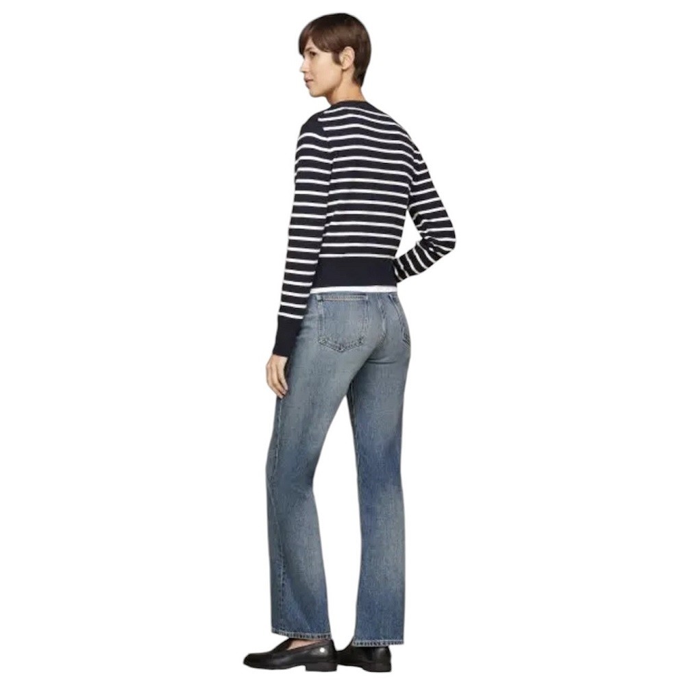 TOMMY HILFIGER</br>Γυναικεία Ζακέτα Μπλε/Λευκό WW0WW43148-DAA Tommy Hilfiger TOMMY HILFIGER</br>Γυναικεία Ζακέτα Μπλε/Λευκό WW0WW43148-DAA Tommy Hilfiger