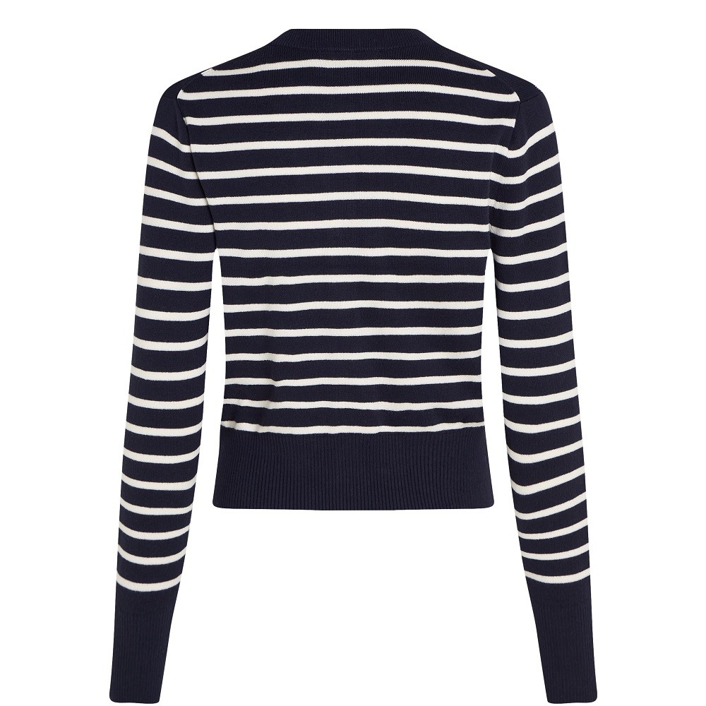 TOMMY HILFIGER</br>Γυναικεία Ζακέτα Μπλε/Λευκό WW0WW43148-DAA Tommy Hilfiger TOMMY HILFIGER</br>Γυναικεία Ζακέτα Μπλε/Λευκό WW0WW43148-DAA Tommy Hilfiger