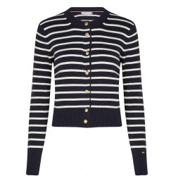 Γυναικεία Ζακέτα Μπλε/Λευκό WW0WW43148-DAA Tommy Hilfiger