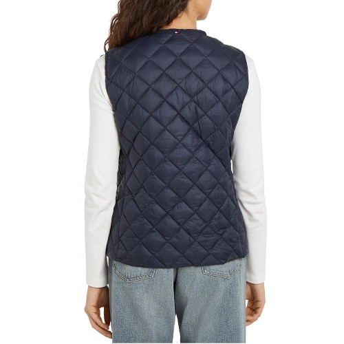 Γυναικείο Αμάνικο Μπουφάν Μπλε WW0WW43214-DW5 Tommy Hilfiger