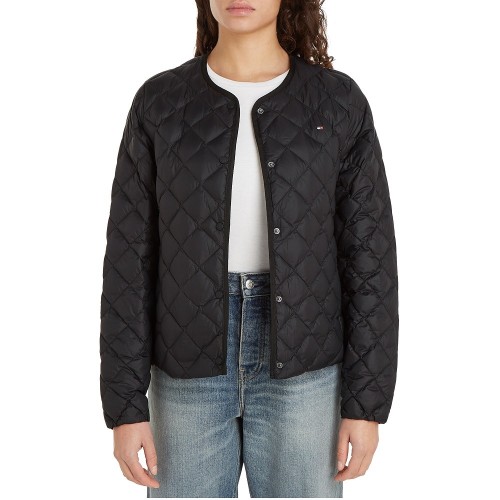 Γυναικείο Μπουφάν Μαύρο WW0WW43215-BDS Tommy Hilfiger Γυναικείο Μπουφάν Μαύρο WW0WW43215-BDS Tommy Hilfiger