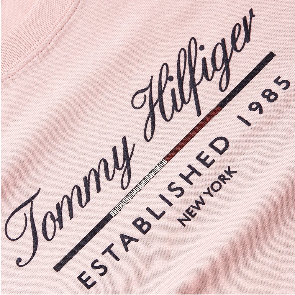 TOMMY HILFIGER</br>Γυναικείο T-shirt Ροζ WW0WW43502-TIΟ Tommy Hilfiger TOMMY HILFIGER</br>Γυναικείο T-shirt Ροζ WW0WW43502-TIΟ Tommy Hilfiger