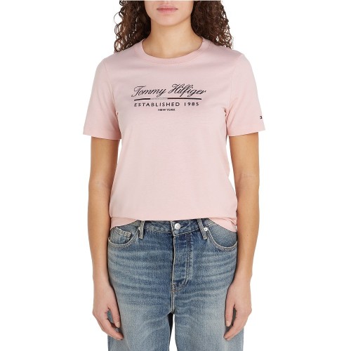Γυναικείο T-shirt Ροζ WW0WW43502-TIΟ Tommy Hilfiger