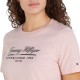 TOMMY HILFIGER</br>Γυναικείο T-shirt Ροζ WW0WW43502-TIΟ Tommy Hilfiger TOMMY HILFIGER</br>Γυναικείο T-shirt Ροζ WW0WW43502-TIΟ Tommy Hilfiger