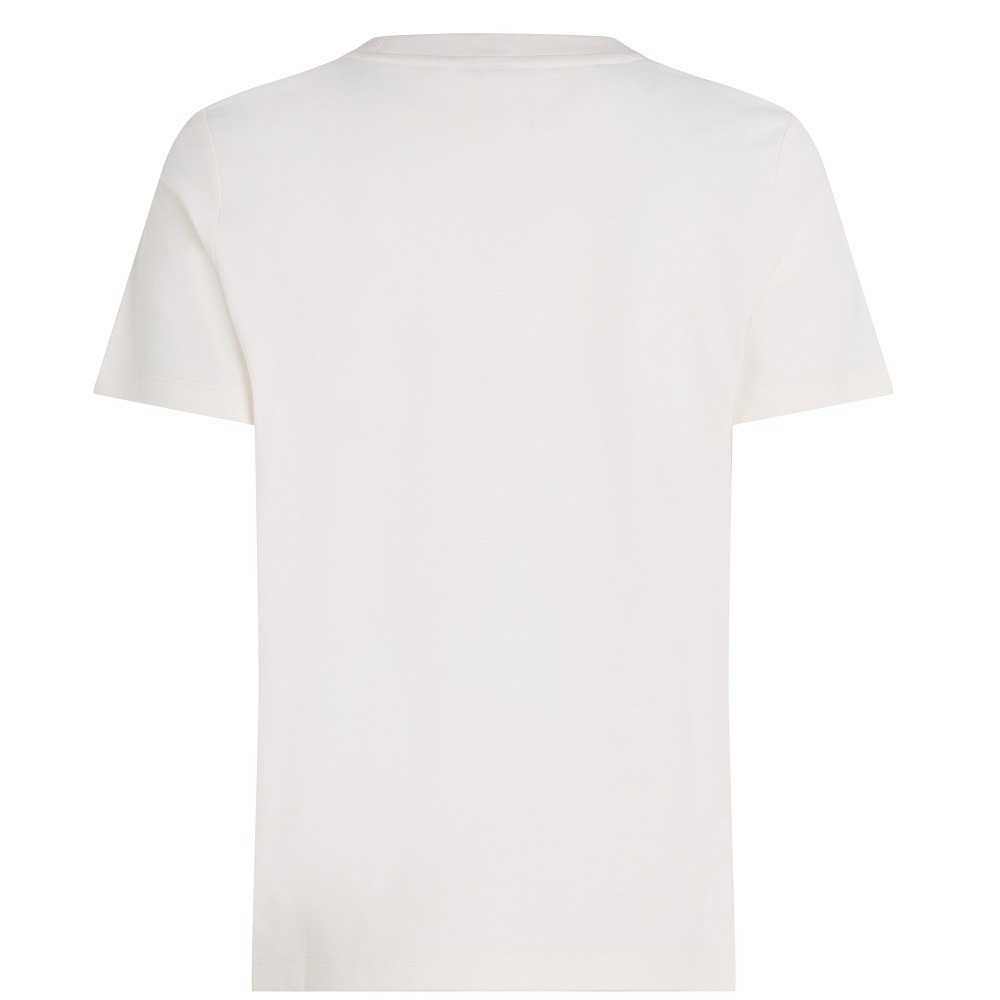 TOMMY HILFIGER</br>Γυναικείο T-shirt Εκρού WW0WW43502-YBH Tommy Hilfiger TOMMY HILFIGER</br>Γυναικείο T-shirt Εκρού WW0WW43502-YBH Tommy Hilfiger