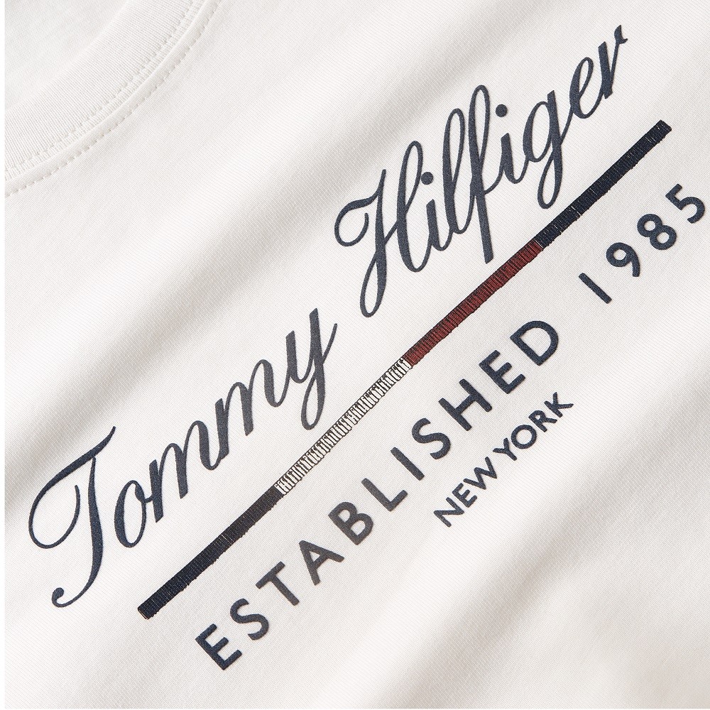 TOMMY HILFIGER</br>Γυναικείο T-shirt Εκρού WW0WW43502-YBH Tommy Hilfiger TOMMY HILFIGER</br>Γυναικείο T-shirt Εκρού WW0WW43502-YBH Tommy Hilfiger