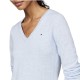TOMMY HILFIGER</br>Γυναικείο Πουλόβερ Γαλάζιο WW0WW43505-0G3 Tommy Hilfiger TOMMY HILFIGER</br>Γυναικείο Πουλόβερ Γαλάζιο WW0WW43505-0G3 Tommy Hilfiger