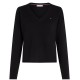 TOMMY HILFIGER</br>Γυναικείο Πουλόβερ Μαύρο WW0WW43505-BDS Tommy Hilfiger TOMMY HILFIGER</br>Γυναικείο Πουλόβερ Μαύρο WW0WW43505-BDS Tommy Hilfiger