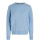 TOMMY HILFIGER</br>Γυναικείο Πουλόβερ Γαλάζιο WW0WW43586-C1Z Tommy Hilfiger TOMMY HILFIGER</br>Γυναικείο Πουλόβερ Γαλάζιο WW0WW43586-C1Z Tommy Hilfiger