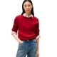 TOMMY HILFIGER</br>Tommy Hilfiger WW0WW43586-XIT Γυναικείο Πουλόβερ Μπορντό Soft Wool Cable C-nk TOMMY HILFIGER</br>Tommy Hilfiger WW0WW43586-XIT Γυναικείο Πουλόβερ Μπορντό Soft Wool Cable C-nk