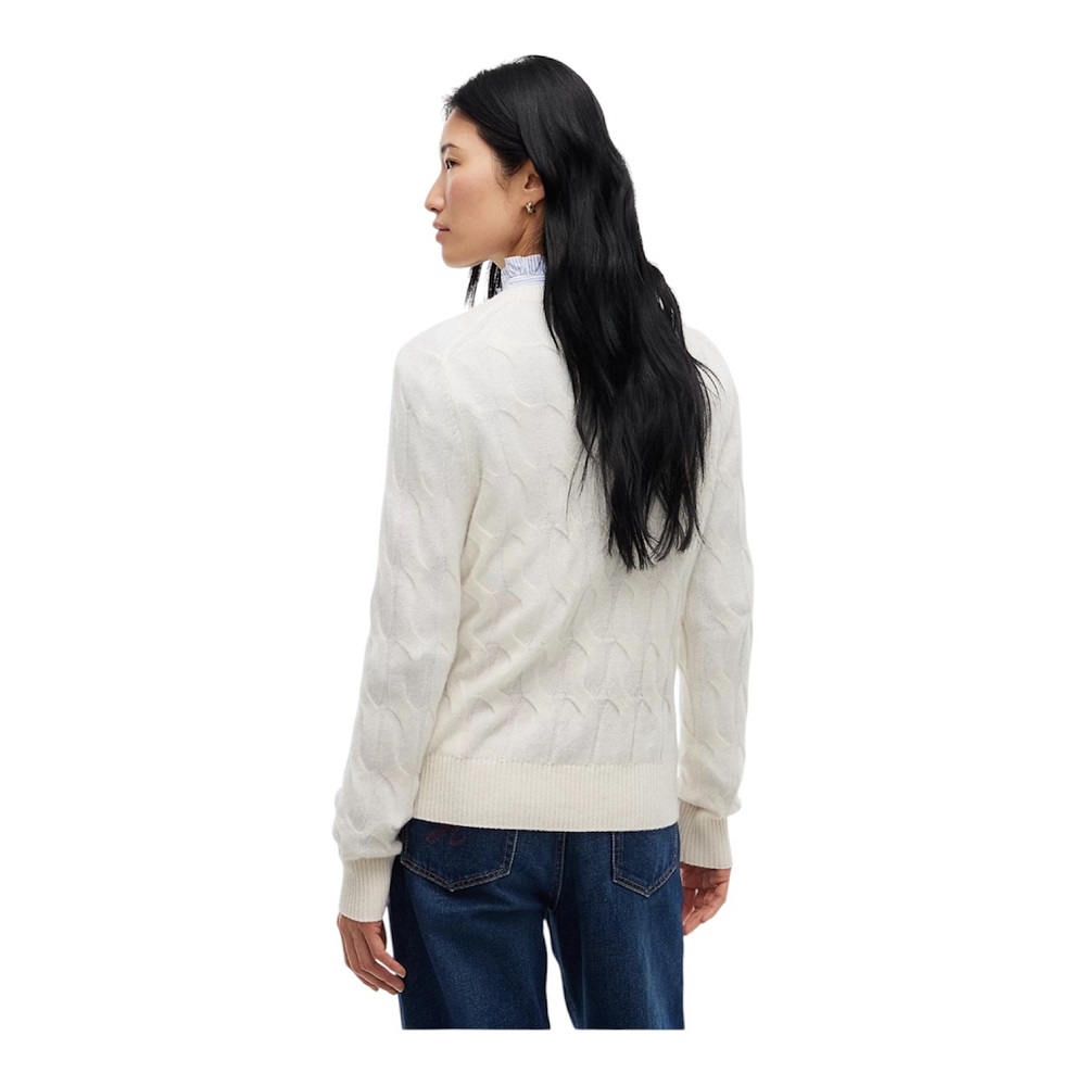 TOMMY HILFIGER</br>Tommy Hilfiger Soft Wool Cable C-nk WW0WW43586-Z00 Γυναικείο Πουλόβερ Εκρού TOMMY HILFIGER</br>Tommy Hilfiger Soft Wool Cable C-nk WW0WW43586-Z00 Γυναικείο Πουλόβερ Εκρού