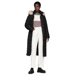 TOMMY HILFIGER</br>Γυναικείο Μπουφάν Μαύρο Αδιάβροχο WW0WW43601-BDS Tommy Hilfiger