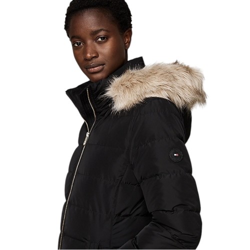 Γυναικείο Μπουφάν Μαύρο Αδιάβροχο WW0WW43601-BDS Tommy Hilfiger Γυναικείο Μπουφάν Μαύρο Αδιάβροχο WW0WW43601-BDS Tommy Hilfiger