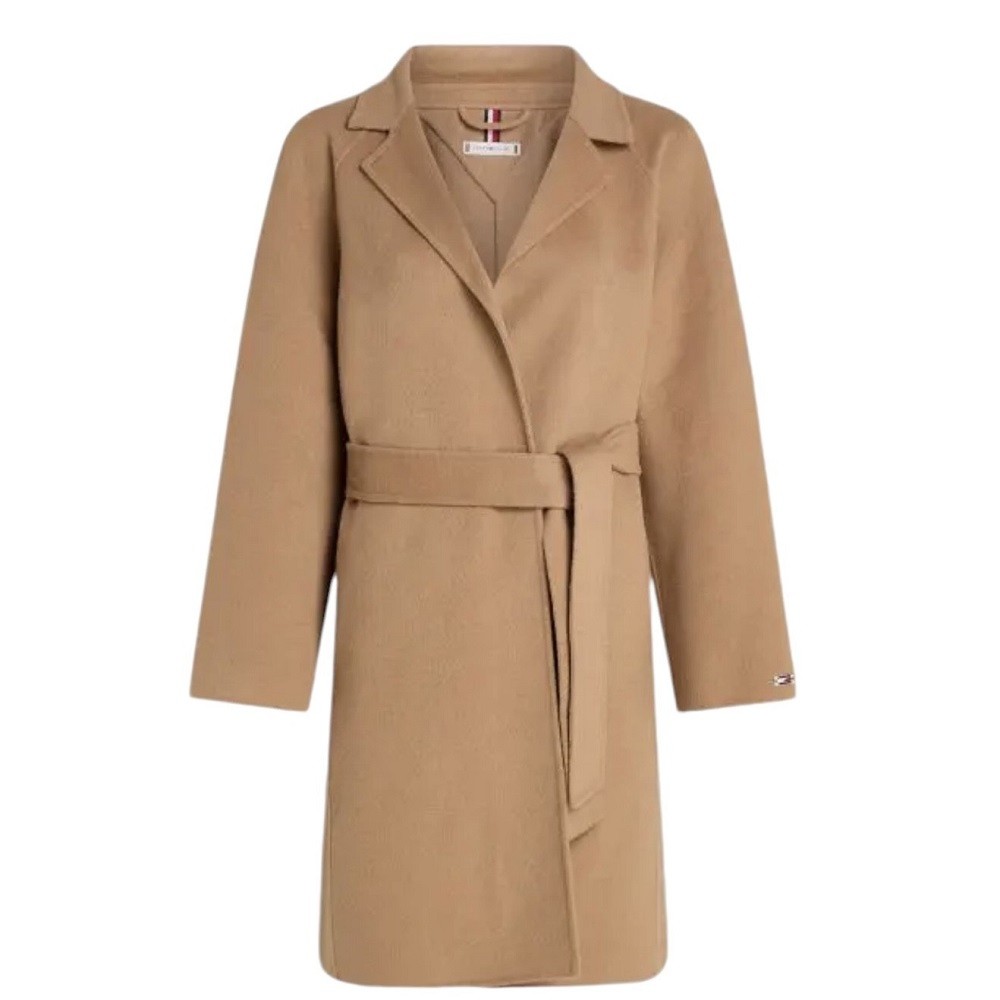 TOMMY HILFIGER</br>Γυναικείο Παλτό Κάμελ WW0WW43603-GWE Tommy Hilfiger TOMMY HILFIGER</br>Γυναικείο Παλτό Κάμελ WW0WW43603-GWE Tommy Hilfiger