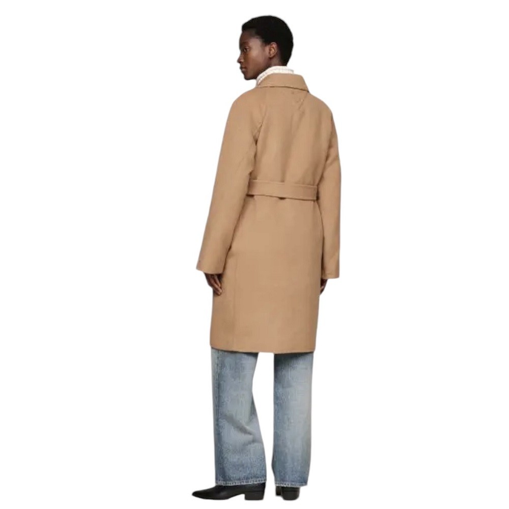 TOMMY HILFIGER</br>Γυναικείο Παλτό Κάμελ WW0WW43603-GWE Tommy Hilfiger TOMMY HILFIGER</br>Γυναικείο Παλτό Κάμελ WW0WW43603-GWE Tommy Hilfiger