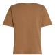 TOMMY HILFIGER</br>Γυναικεία Μπλούζα Κάμελ Slub Crop V-nk Ss WW0WW43901-RBC Tommy Hilfiger TOMMY HILFIGER</br>Γυναικεία Μπλούζα Κάμελ Slub Crop V-nk Ss WW0WW43901-RBC Tommy Hilfiger