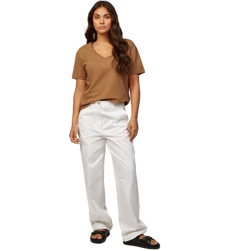 Γυναικεία Μπλούζα Κάμελ Slub Crop V-nk Ss WW0WW43901-RBC Tommy Hilfiger Γυναικεία Μπλούζα Κάμελ Slub Crop V-nk Ss WW0WW43901-RBC Tommy Hilfiger