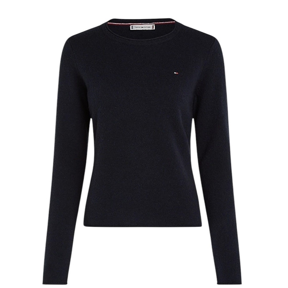 TOMMY HILFIGER</br>Γυναικείο Πουλόβερ Μπλε WW0WW44161-DW5 Tommy Hilfiger TOMMY HILFIGER</br>Γυναικείο Πουλόβερ Μπλε WW0WW44161-DW5 Tommy Hilfiger