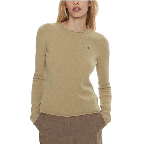 Γυναικείο Πουλόβερ Μπεζ WW0WW44161-RBL Tommy Hilfiger