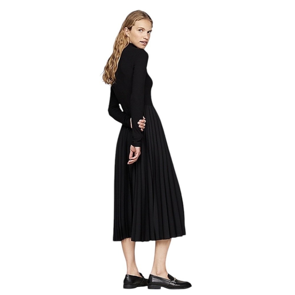 TOMMY HILFIGER</br>Γυναικείο Φόρεμα Μαύρο WW0WW44176-BDS Tommy Hilfiger TOMMY HILFIGER</br>Γυναικείο Φόρεμα Μαύρο WW0WW44176-BDS Tommy Hilfiger