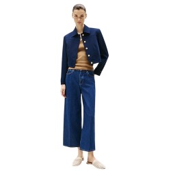 Γυναικείο Παντελόνι High Rise Wide Leg Ankle Jeans WW0WW44360-1A4 Tommy Hilfiger