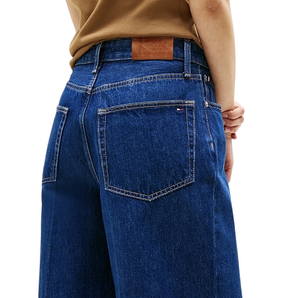 TOMMY HILFIGER</br>Γυναικείο Παντελόνι High Rise Wide Leg Ankle Jeans WW0WW44360-1A4 Tommy Hilfiger TOMMY HILFIGER</br>Γυναικείο Παντελόνι High Rise Wide Leg Ankle Jeans WW0WW44360-1A4 Tommy Hilfiger
