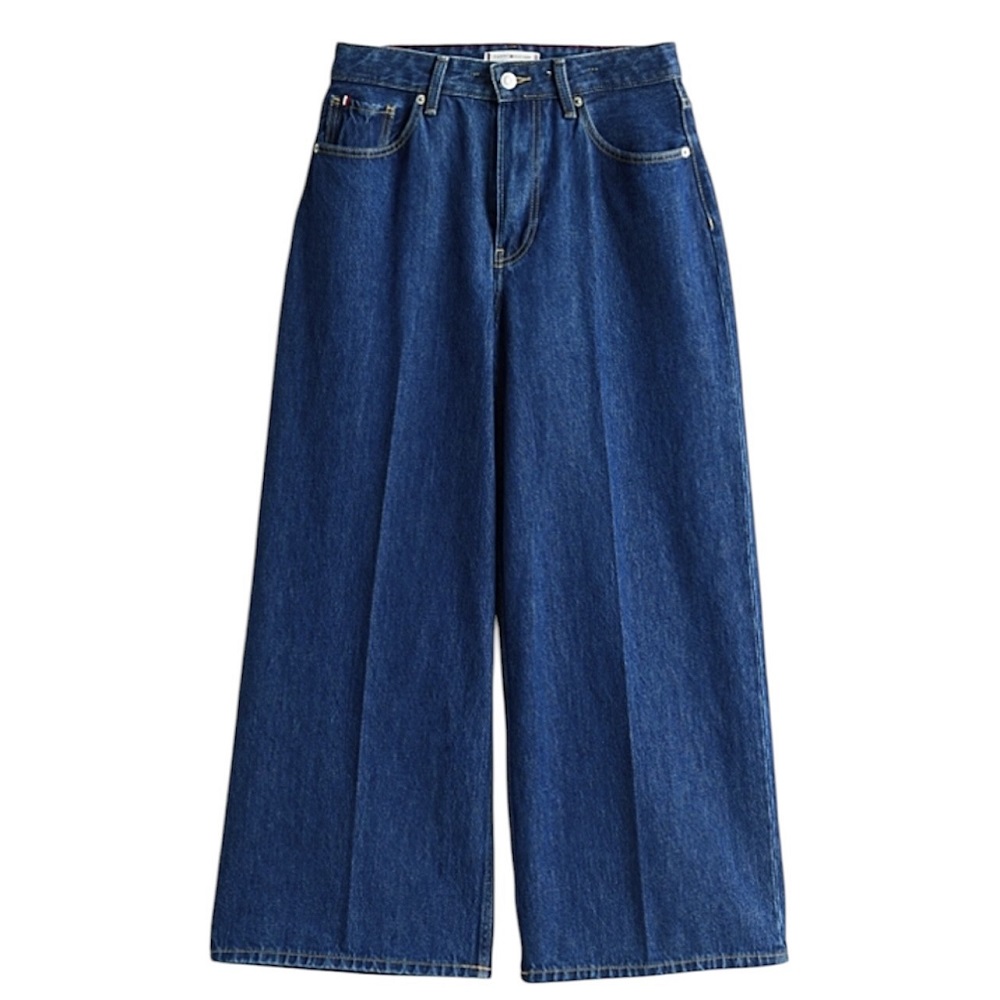 TOMMY HILFIGER</br>Γυναικείο Παντελόνι High Rise Wide Leg Ankle Jeans WW0WW44360-1A4 Tommy Hilfiger TOMMY HILFIGER</br>Γυναικείο Παντελόνι High Rise Wide Leg Ankle Jeans WW0WW44360-1A4 Tommy Hilfiger