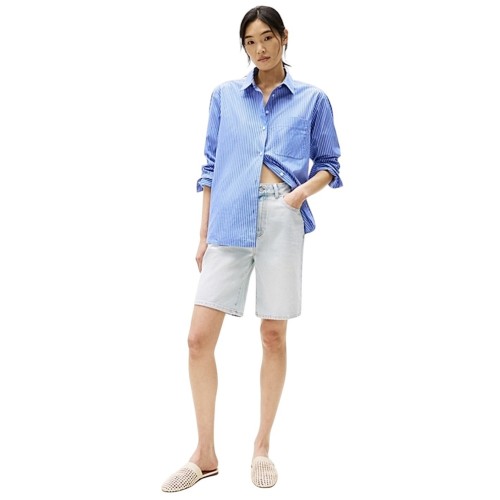 Tommy Hilfiger WW0WW44388-1AB Γυναικεία Βερμούδα Denim Short Hw Sky Tommy Hilfiger WW0WW44388-1AB Γυναικεία Βερμούδα Denim Short Hw Sky
