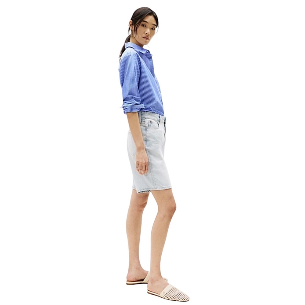 TOMMY HILFIGER</br>Γυναικεία Βερμούδα Denim Short Hw Sky WW0WW44388-1AB Tommy Hilfiger TOMMY HILFIGER</br>Γυναικεία Βερμούδα Denim Short Hw Sky WW0WW44388-1AB Tommy Hilfiger
