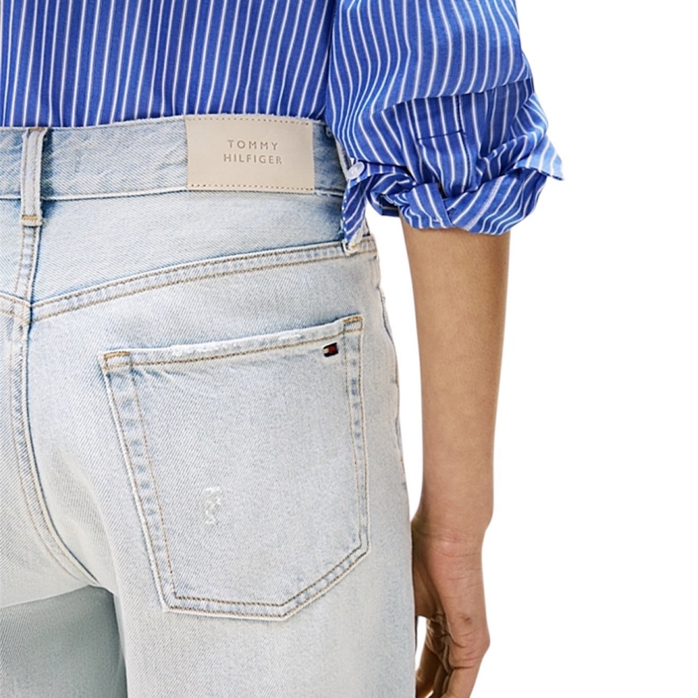 TOMMY HILFIGER</br>Γυναικεία Βερμούδα Denim Short Hw Sky WW0WW44388-1AB Tommy Hilfiger TOMMY HILFIGER</br>Γυναικεία Βερμούδα Denim Short Hw Sky WW0WW44388-1AB Tommy Hilfiger