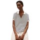 TOMMY HILFIGER</br>Γυναικεία Μπλούζα Εκρού/Μπλε Lyosell Open-nk Relaxed Polo Ss WW0WW44512-0FC Tommy Hilfiger TOMMY HILFIGER</br>Γυναικεία Μπλούζα Εκρού/Μπλε Lyosell Open-nk Relaxed Polo Ss WW0WW44512-0FC Tommy Hilfiger