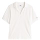 TOMMY HILFIGER</br>Γυναικεία Μπλούζα Εκρού Lyosell Open-nk Relaxed Polo Ss WW0WW44512-YBL Tommy Hilfiger TOMMY HILFIGER</br>Γυναικεία Μπλούζα Εκρού Lyosell Open-nk Relaxed Polo Ss WW0WW44512-YBL Tommy Hilfiger