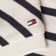 TOMMY HILFIGER</br>Γυναικείο Φόρεμα Εκρού/Μπλε Lyocell Open-nk Midi Dress WW0WW44514-0FC Tommy Hilfiger TOMMY HILFIGER</br>Γυναικείο Φόρεμα Εκρού/Μπλε Lyocell Open-nk Midi Dress WW0WW44514-0FC Tommy Hilfiger